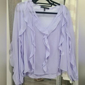 White House Black Market Long Sleeve Blouse